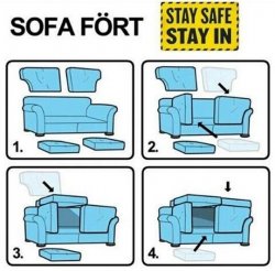 Sofa fort Meme Template