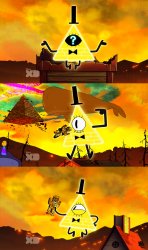 Bill Cipher's Riddle Meme Template