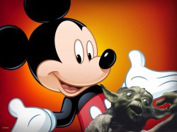 MickeyBangingYoda Meme Template