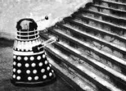 Dalek and Stairs Meme Template