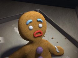 Gingerbread man Meme Template