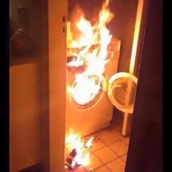 dryer fire Meme Template