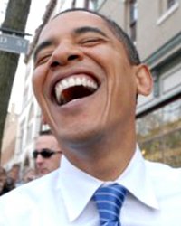 Obama Laughing Meme Template
