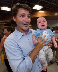 Trudeau Scowl Meme Template