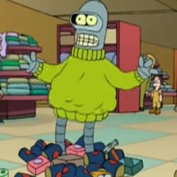 Bender Shoplifting Meme Template