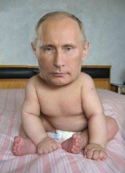 Baby Putin Meme Template