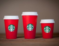 Starbucks Christmas Cups Meme Template