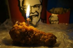 fried chicken birthday Meme Template