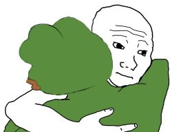 Pepe and TFW Meme Template