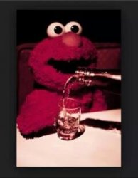 Elmo Drinking Meme Template