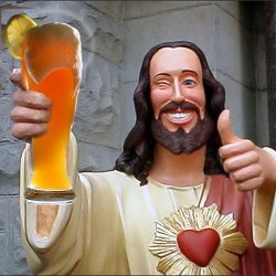 buddy beer jesus Meme Template