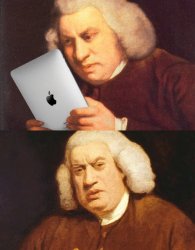 Samuel Johnson iPad Meme Template