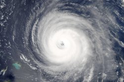 Hurricane Satellite Image Meme Template