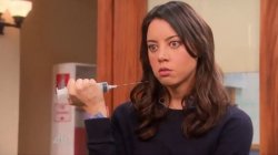 april ludgate Meme Template