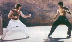 Chuck Norris vs. Bruce Lee Meme Template