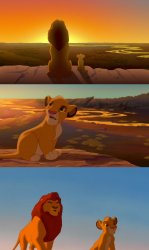 Lion King Light HD Meme Template