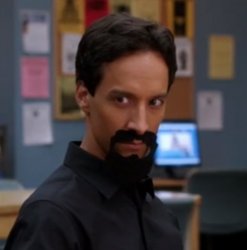 Evil Abed Meme Template