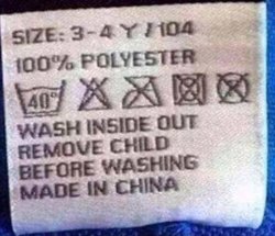 Laundry tips from China Meme Template