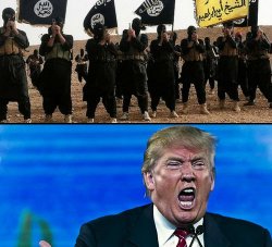 isis-trump Meme Template