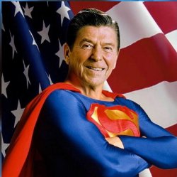 Ronald Reagan - Superman Meme Template