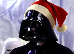 Santa Vader Meme Template