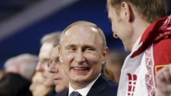 Poutine Vladimir Laugh Meme Template