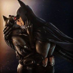 batman and cat woman  Meme Template