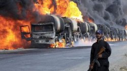 carbon footprint trucks bombed burn global warming Meme Template