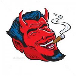 Smoking Devil Meme Template