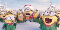 Minions holiday Meme Template