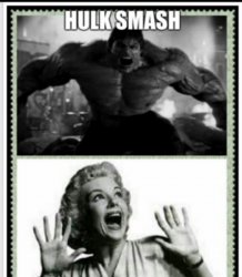 Hulk smash 2 Meme Template