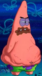 Patrick starving Meme Template