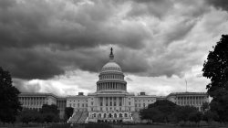 US Capitol Cloudy Meme Template