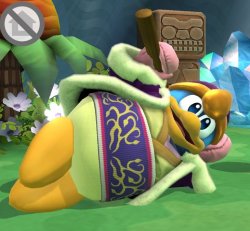 dedede crouch Meme Template