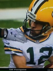Aaron Rodgers face mask Meme Template