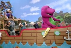 Barney The Dino Meme Template