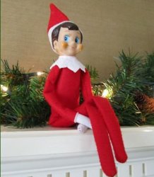 Elf on a Shelf Meme Template