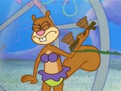 Sandy Cheeks I Didn't Know That Meme Template