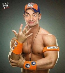 Mr Bean wrestler Meme Template