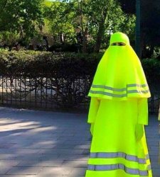 High Vis. Burka Meme Template