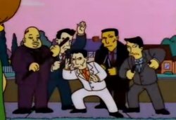 Simpsons Yakuza Meme Template