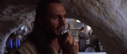 Qui-Gon Jinn Communicator Meme Template