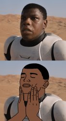 Feel Good Finn Star Wars Meme Template