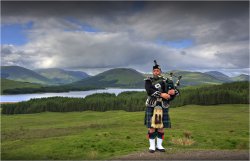 Scottish Piper Meme Template