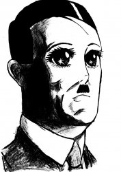 Kawai Hitler Meme Template