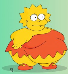 Obese Lisa Simpson Meme Template