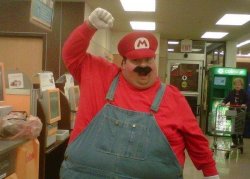 Fat Mario Meme Template