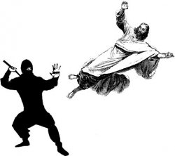 Karate Jesus Meme Template