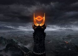 The eye of Sauron Meme Template