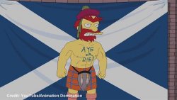 Groundskeeper Willie - Aye or Die Meme Template